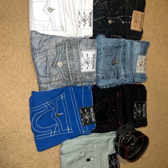 True Religion Men's Jeans/Shorts Lot